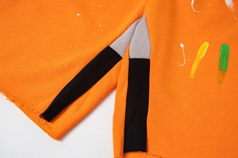 GD01# P144 S-XL Gallery Dept American fashion brand high-quality hand-painted splash-ink stitching casual loose shorts